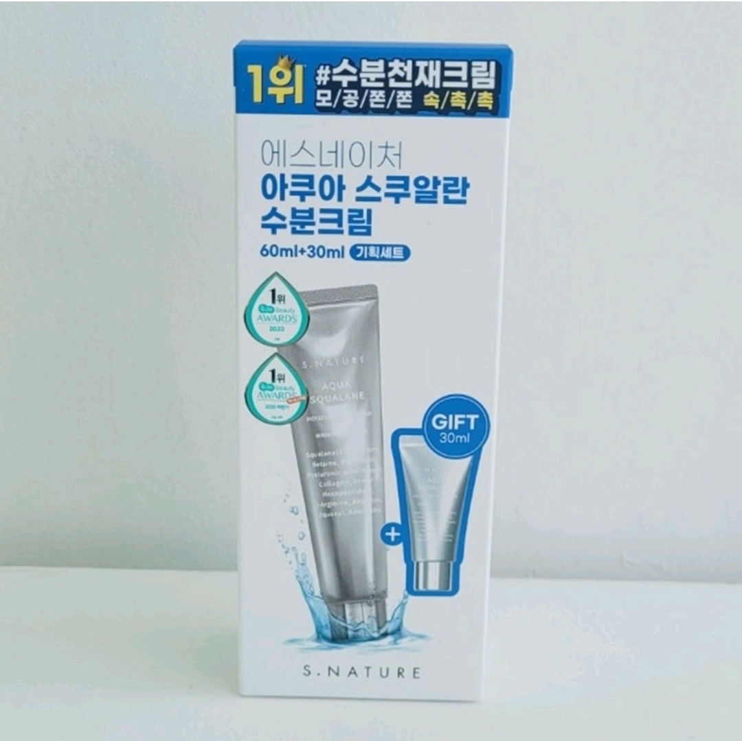 S.NATURE крем Aqua Squalane Moisturizing для лица 90 мл