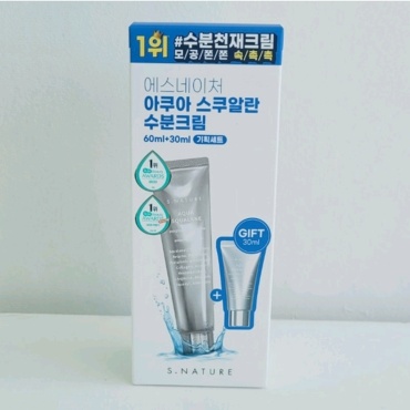 S.NATURE крем Aqua Squalane Moisturizing для лица 90 мл