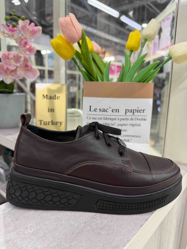Туфли Evromoda темно-коричневый
