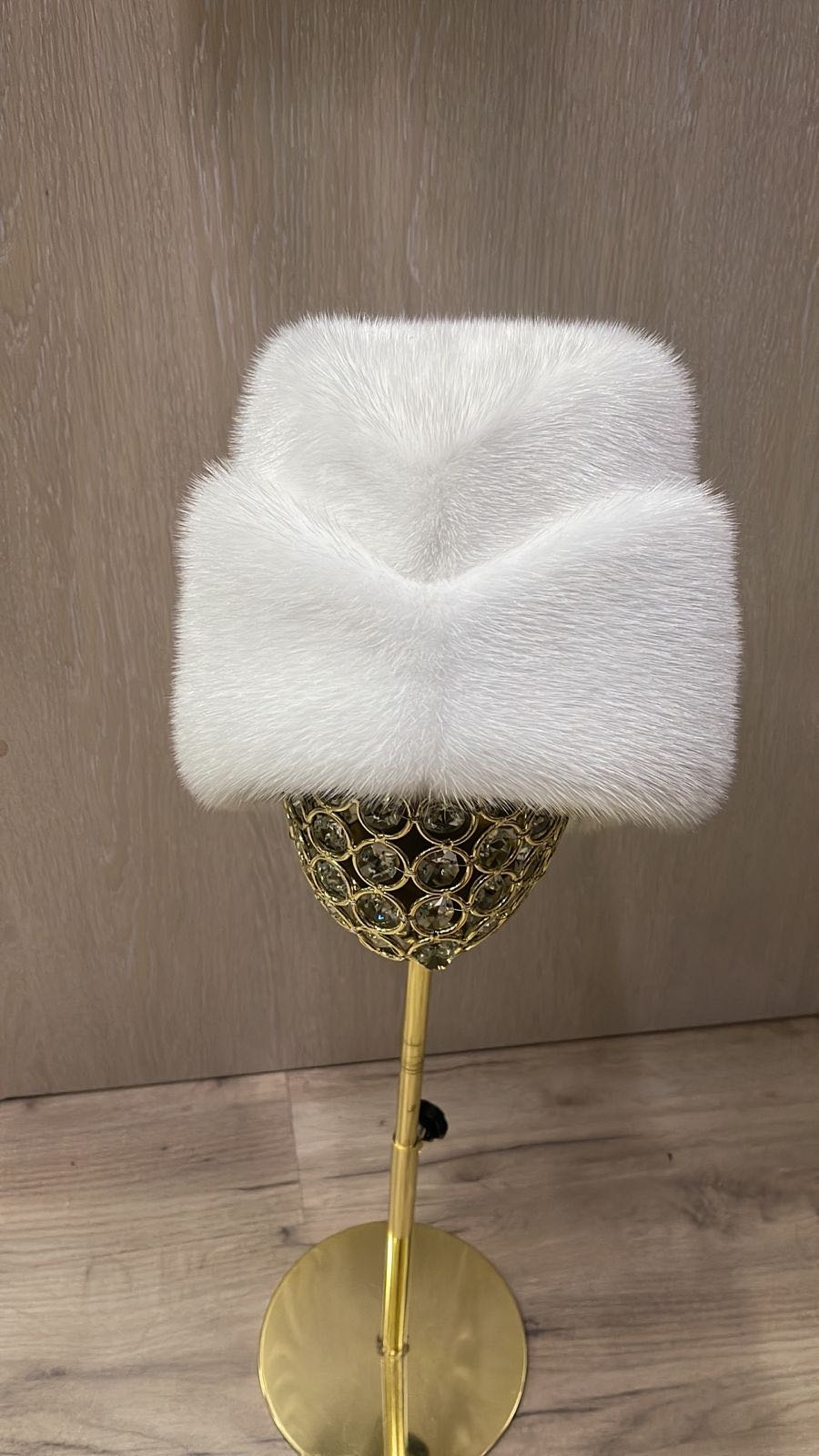 Пилотка SemiFur размер 56, 57, 58, 59, белый