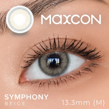 Контактные линзы MAXCON Symphony Creamy Beige -6 кривизна 8.6 на три месяца 2 шт