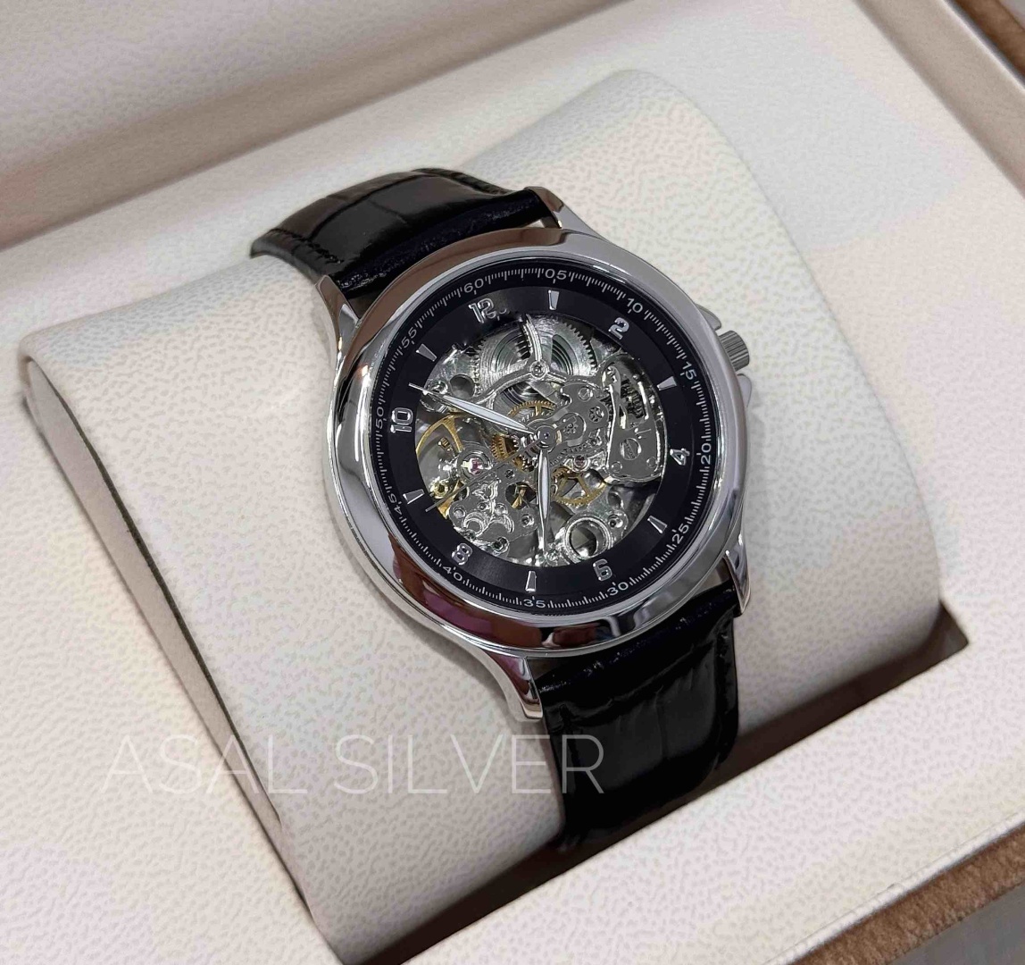 Механические с автоподзаводом ASAL SILVER серебро