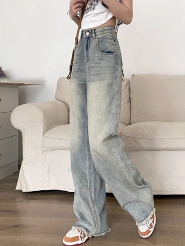 Джинсы палаццо Fashion светло-синий