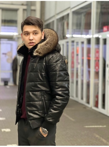 Парка черный