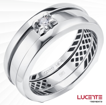 Lucente Бриллианты Якутии 01-02472-03-001-07-03_175 размер 17.5 вес 5.66 г золото, бриллиант