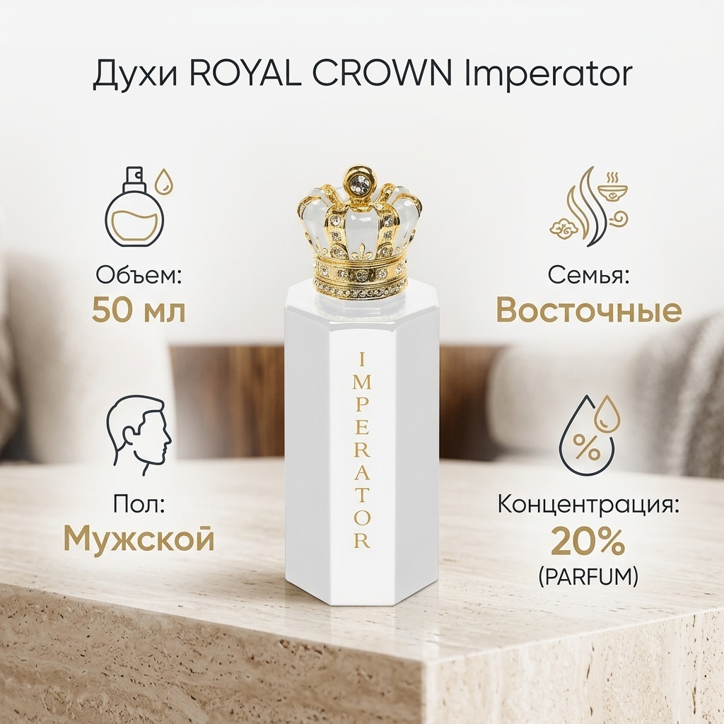 ROYAL CROWN Imperator духи PARFUM 50 мл, для мужчин