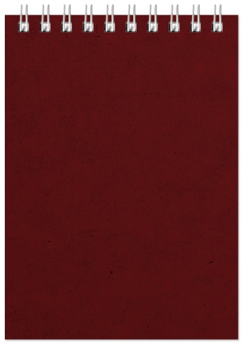 Блокнот АЛЬТ OFFICE 61356, A6, 60 л, бордовый