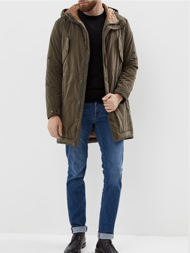 Зимняя куртка Trussardi Jeans хаки