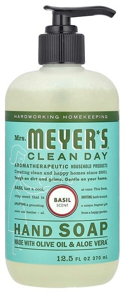 Жидкое мыло туалетное Mrs. Meyers Clean Day Мыло для рук, с запахом герани 370 мл