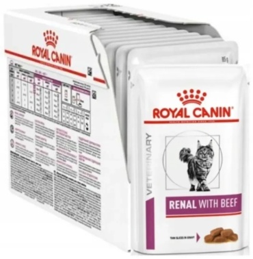 Royal Canin Renal кусочки в желе говядина 85 г 12 шт