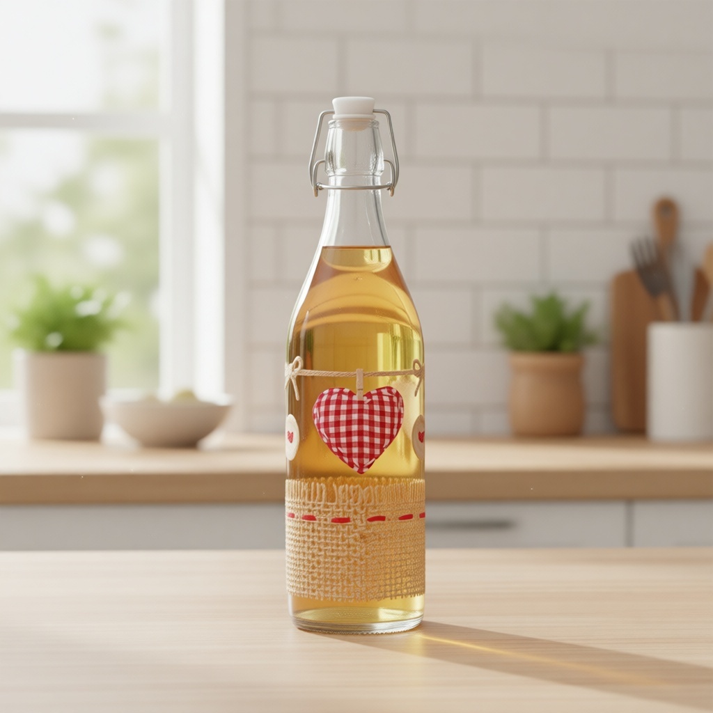 Бутылка Cerve 0.5 л прозрачный, пробка, стекло