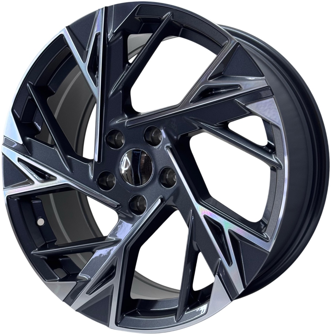Yixing 1216 WESTWHEELSSHOP 7.5x18/5x114.3 D67.1 ET49 4 диска графит, хром