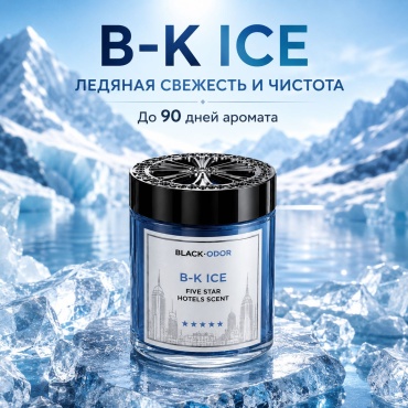 Black Odor ароматизатор гелевый 01011988191 Ароматизатор для автомобиля BLACK ODOR B-K Ice 200 г