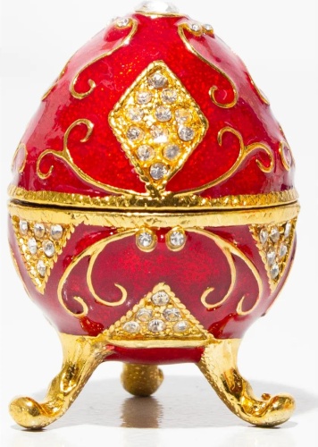 Шкатулка faber_romb_red, металл