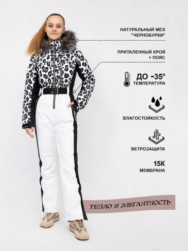 Комбинезон с шортами QLUCK белый