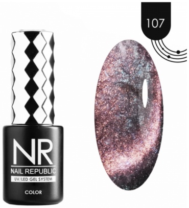 Nail Republic гель-лак Color 107 Розовый глянцевое 10 мл