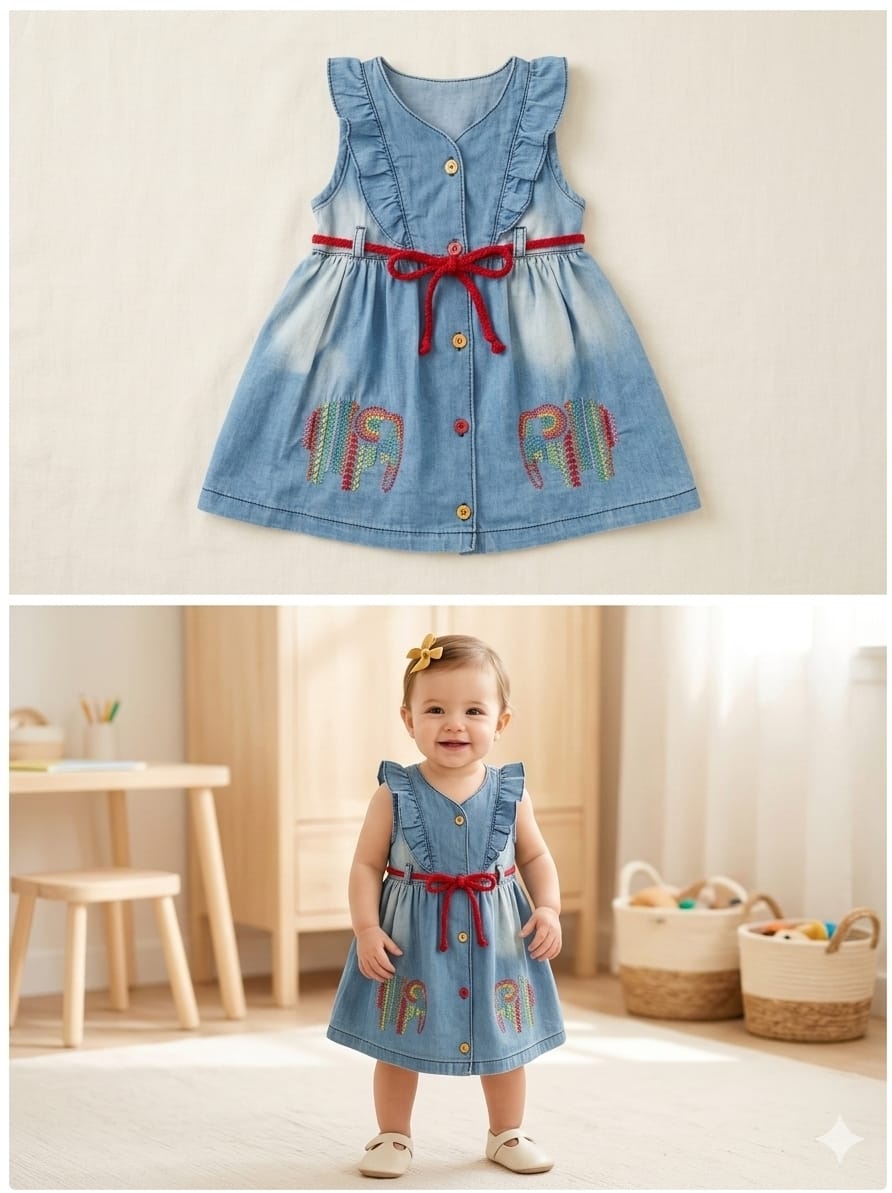 Повседневное платье Fuar Baby голубой
