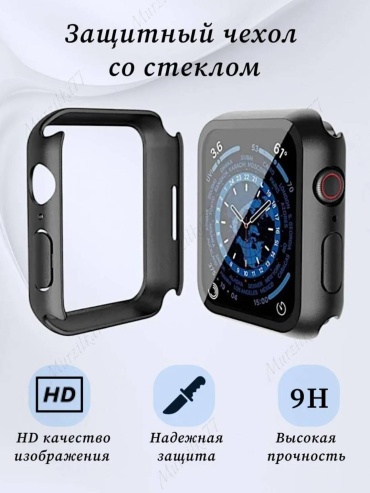 Чехол Mircase для Apple Watch Series 11 42mm черный