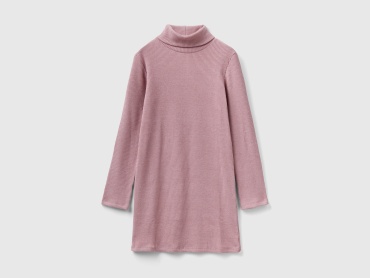 Повседневное платье UNITED COLORS OF BENETTON розовый