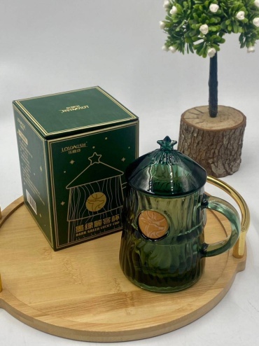 Кружка LOVWISH , 320 мл, стекло, 1 шт.