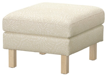 Пуф IKEA IKEA, 71x63x47 см, бежевый