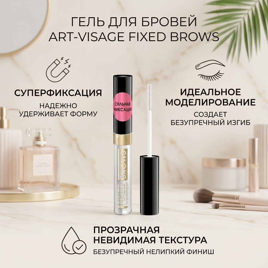 Art-Visage гель Fixed Brows сильная фиксация Прозрачный