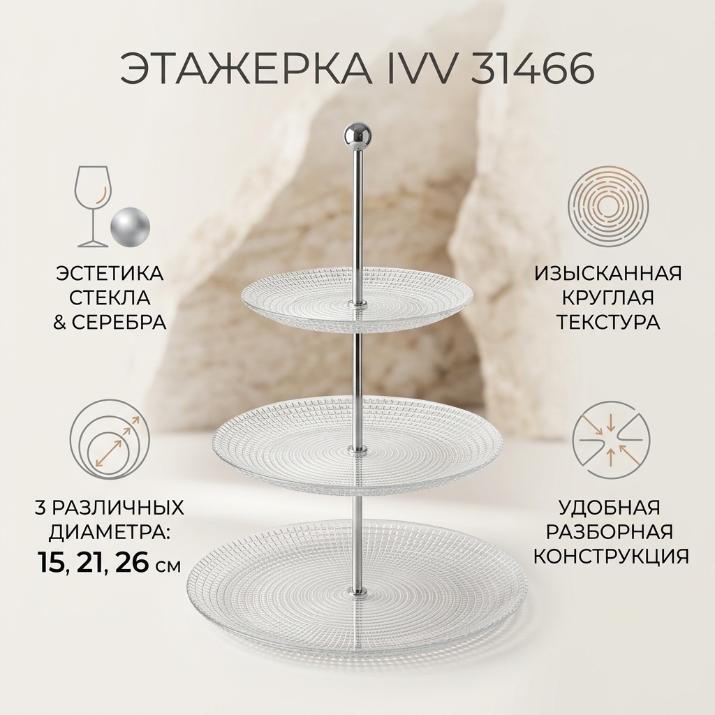 IVV этажерка 31466 круглая 1 шт