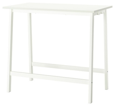 Стол для переговоров IKEA MITTZON, 120х68x105 см, белый