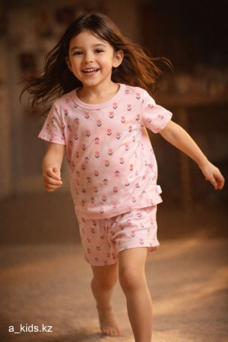 Пижама Akids фиолетовый, розовый