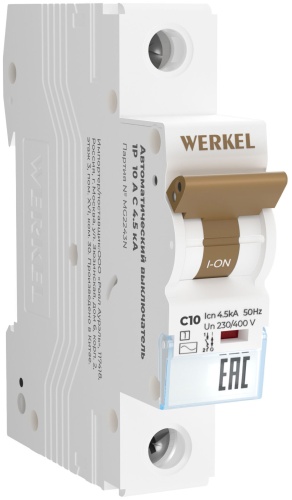 Werkel автоматический выключатель 1P 20 A, 45 кА, 220/400 В