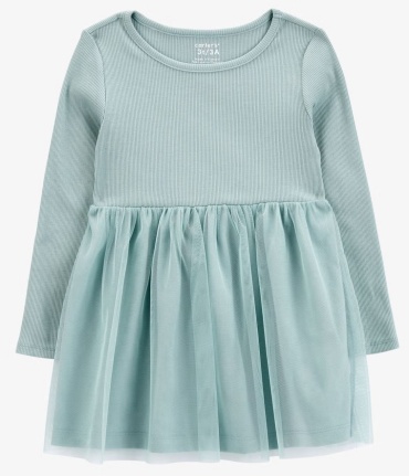 Повседневное платье Carters бирюзовый