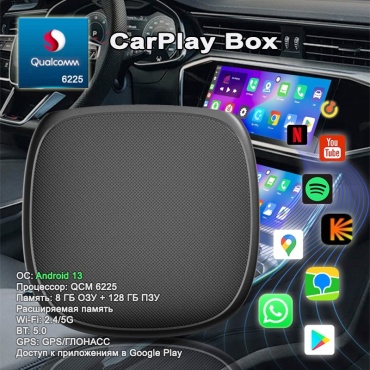 Модуль QCM6225 CarPlay Box 8Gb+128Gb 1 шт