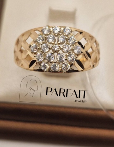 PARFAIT JEWELRY GFC_PJ_Ch04 размер 18 вес 1.97 г золото, фианит