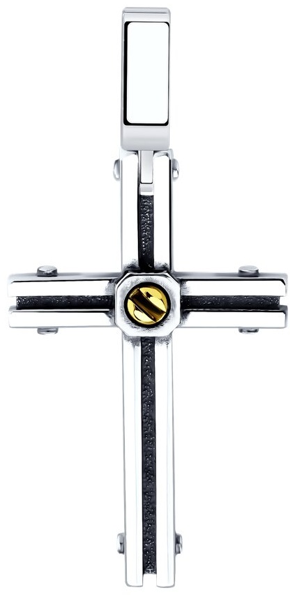 Крестик Diamant V90063 вес 4.67 г серебро, без вставок