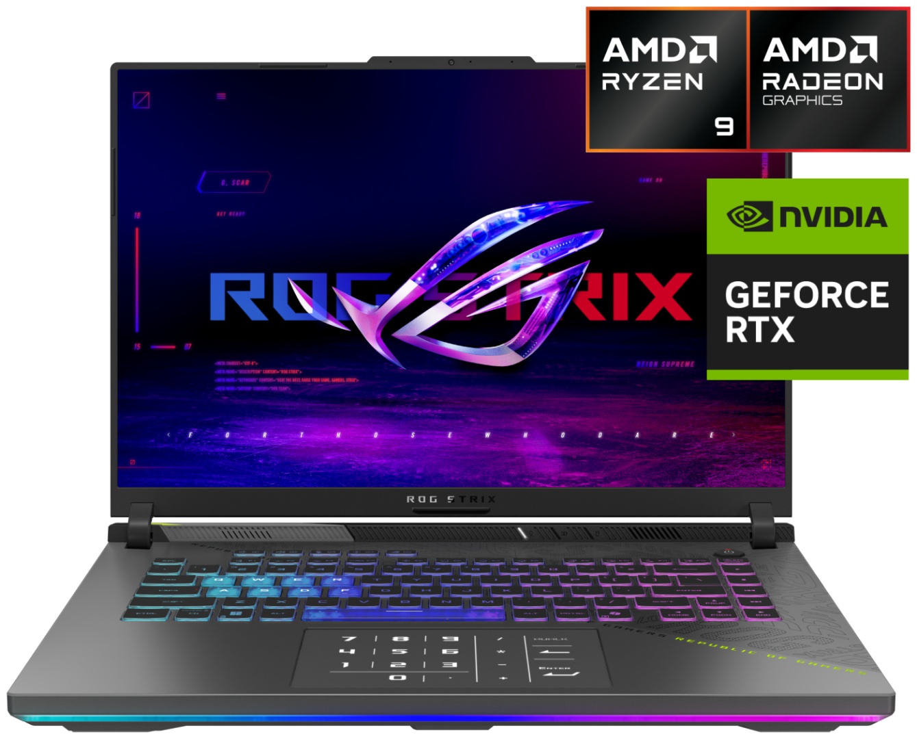 Ноутбук ASUS ROG Strix G16 G614FR-S5177 16" / 32 Гб / SSD 1024 Гб / DOS / 90NR0NK8-M009H0