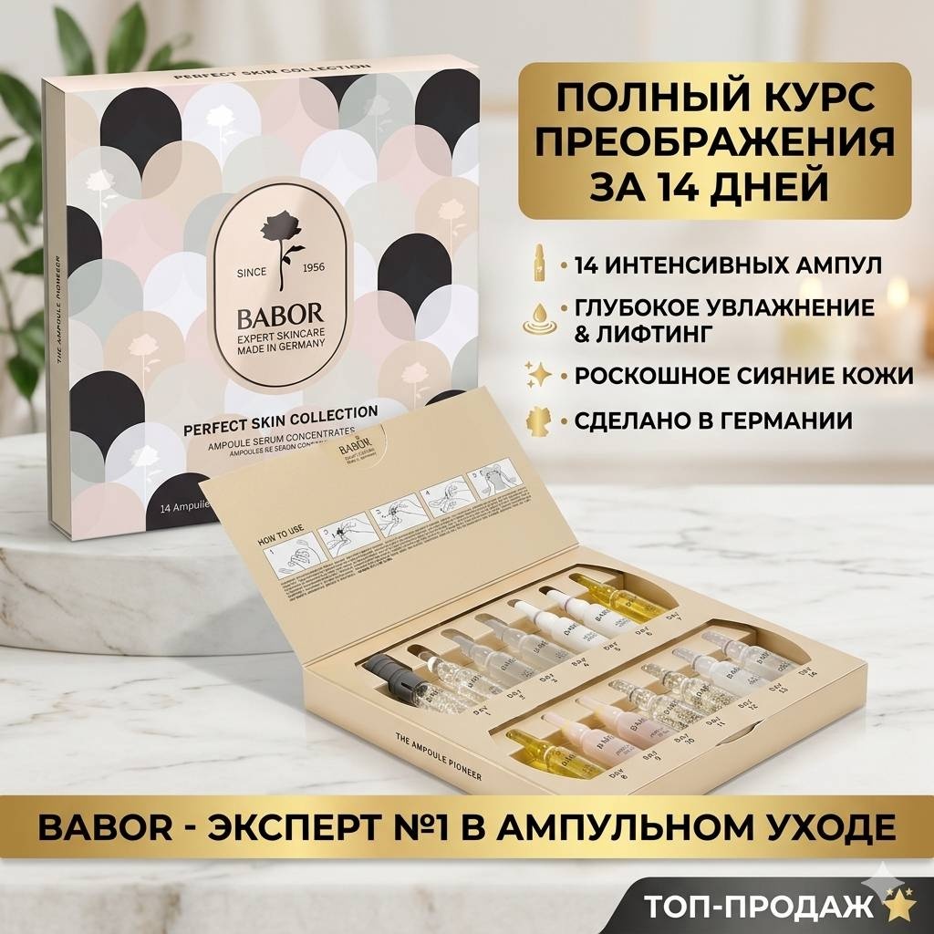BABOR BABOR Perfect Skin Collection — 14 дней до идеальной кожи набор по уходу за лицом унисекс