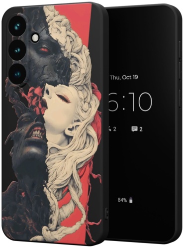 Чехол Mcover для Samsung S24 FE рисунок