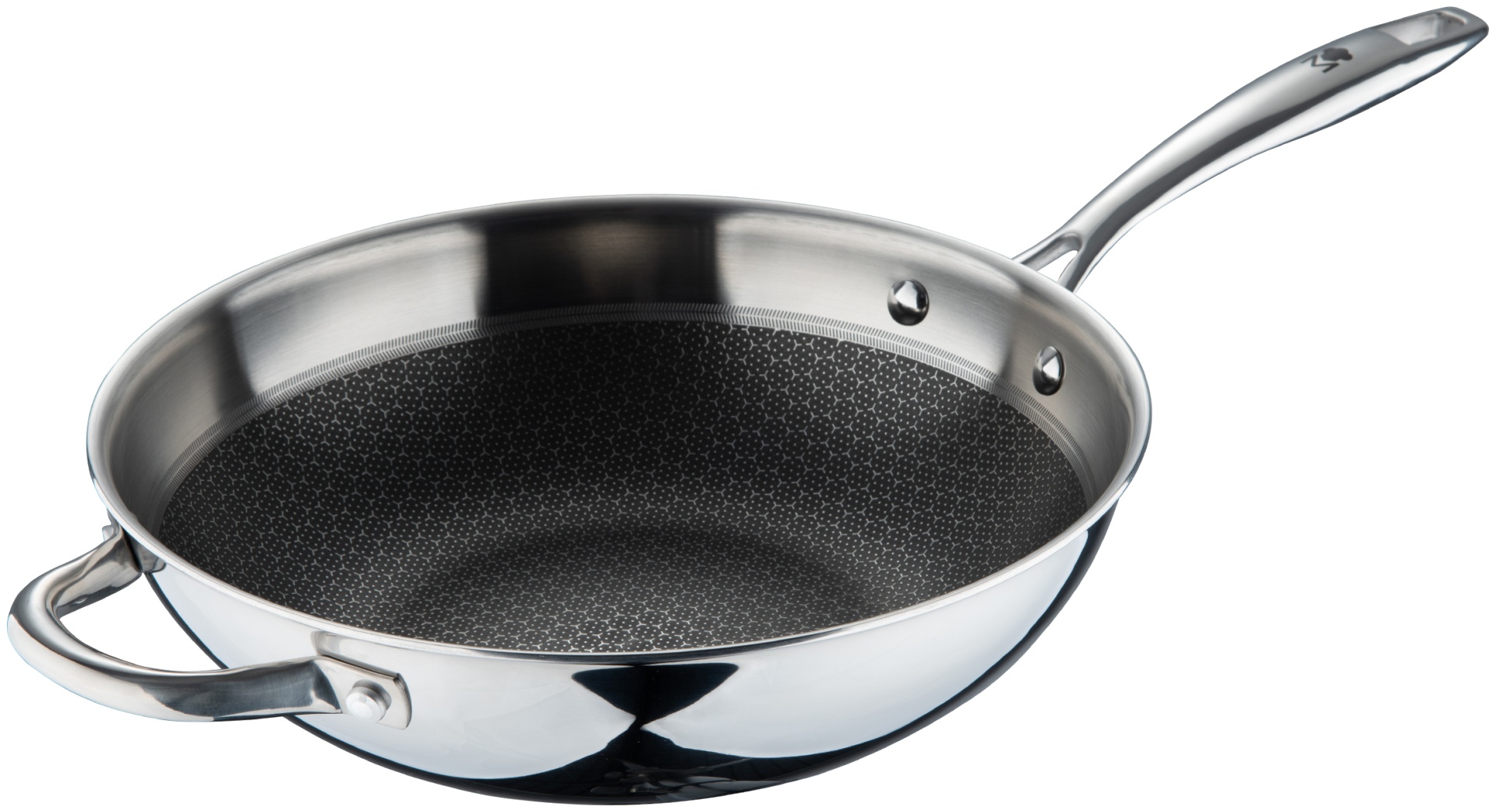 Сковорода MasterPRO WOK Hi-Tech 3 BGMP-1634 28 см с антипригарным покрытием, сталь