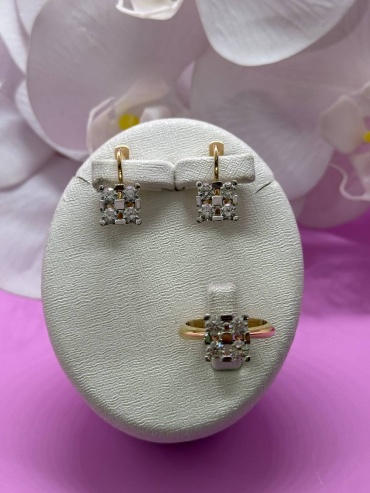 SAR JEWELRY Annaj_R_26_0003_9543_18 вес 13.8 г золото, бриллиант