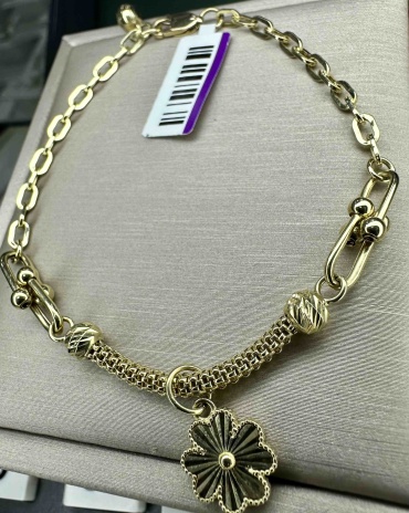 Italian Gold 075098776 длина 18.19 см, вес 4.76 г золото, плетение якорное