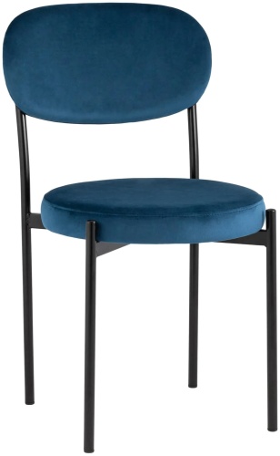 Стул SK Trade Breef NEW, 82x47x54 см, синий, черный 1 шт.