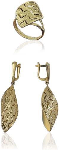 ESTELLA ITALY-14k-2601251 вес 9.96 г золото, без вставок