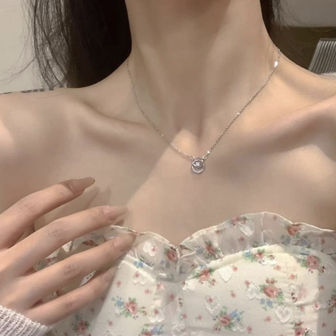 Цепь BGL STORE длина 42 см бижутерный сплав страз