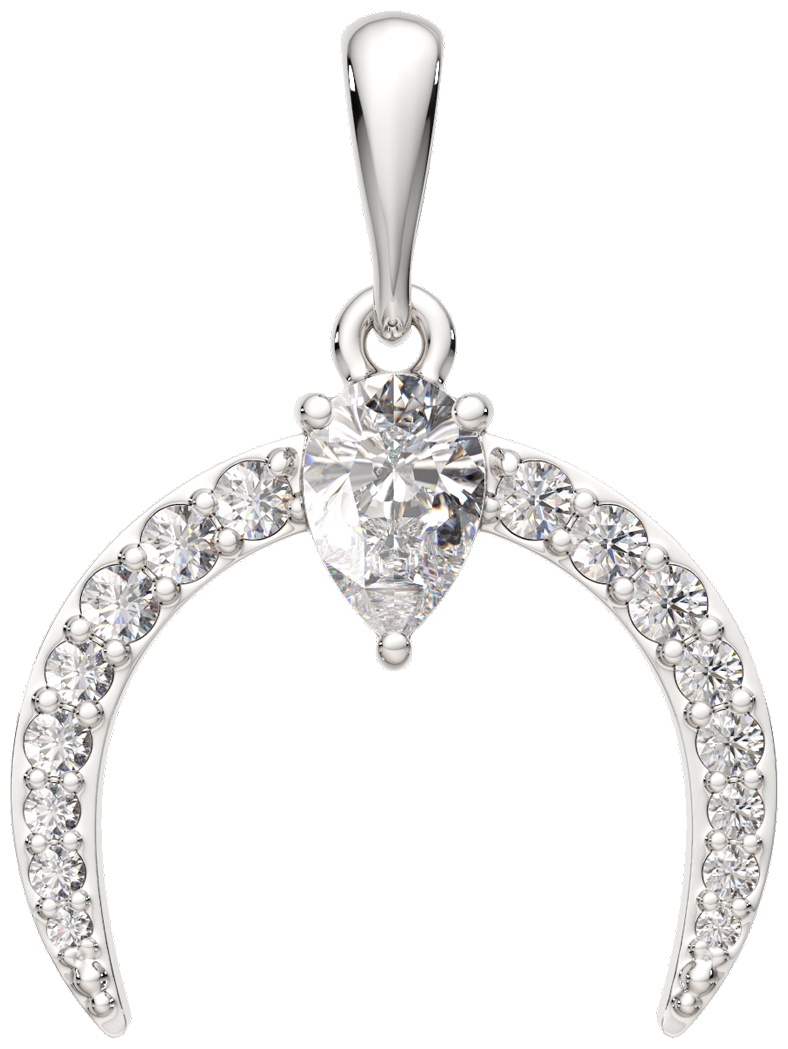 Подвеска Lucente Silver ZO-0440581 вес 1.09 г серебро, фианит