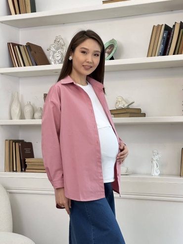 Рубашка Sweetmama.kz пудра