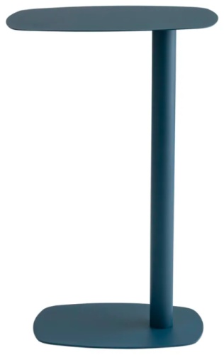 Журнальный столик Минимализм, 42x28x65.5 см, синий