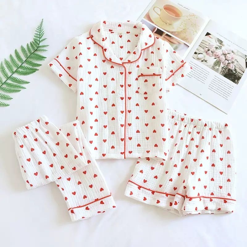 Пижама Sweet muslin красный