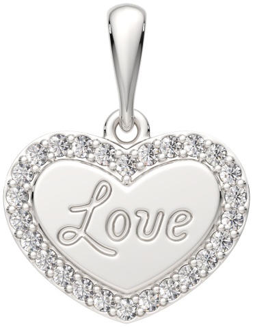 Подвеска Lucente Silver ZO-0440565.ZZ вес 1.14 г серебро, фианит