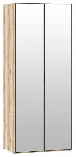 Распашной шкаф Fortis Арден 04, 90x220х60 см, коричневый