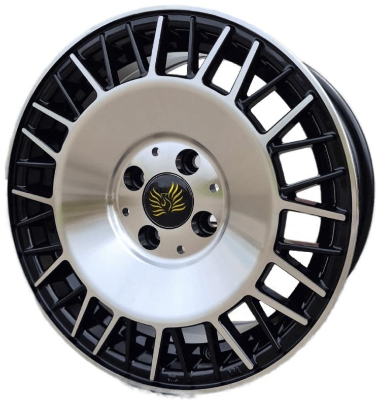 RNO 1357 7x15/4x100 D67.1 ET35 4 диска черный, серебристый
